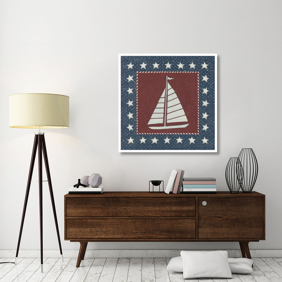 "Coastal Americana I" Digital Paper Print by David Carter Brown, 42"x42"