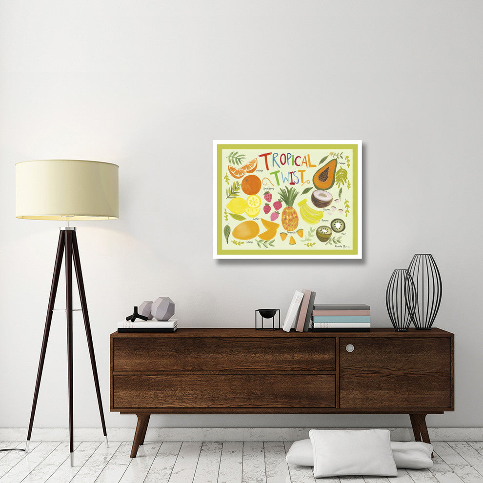 "Fruity Smoothie II" Digital Paper Print by Farida Zaman, 37"x30"