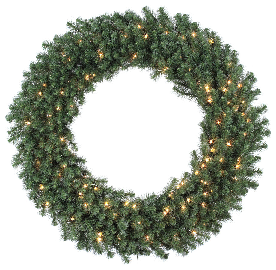 Vickerman Douglas Fir Wreath, 48", Clear Lights