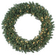 Vickerman Douglas Fir Wreath, 48", Clear Lights