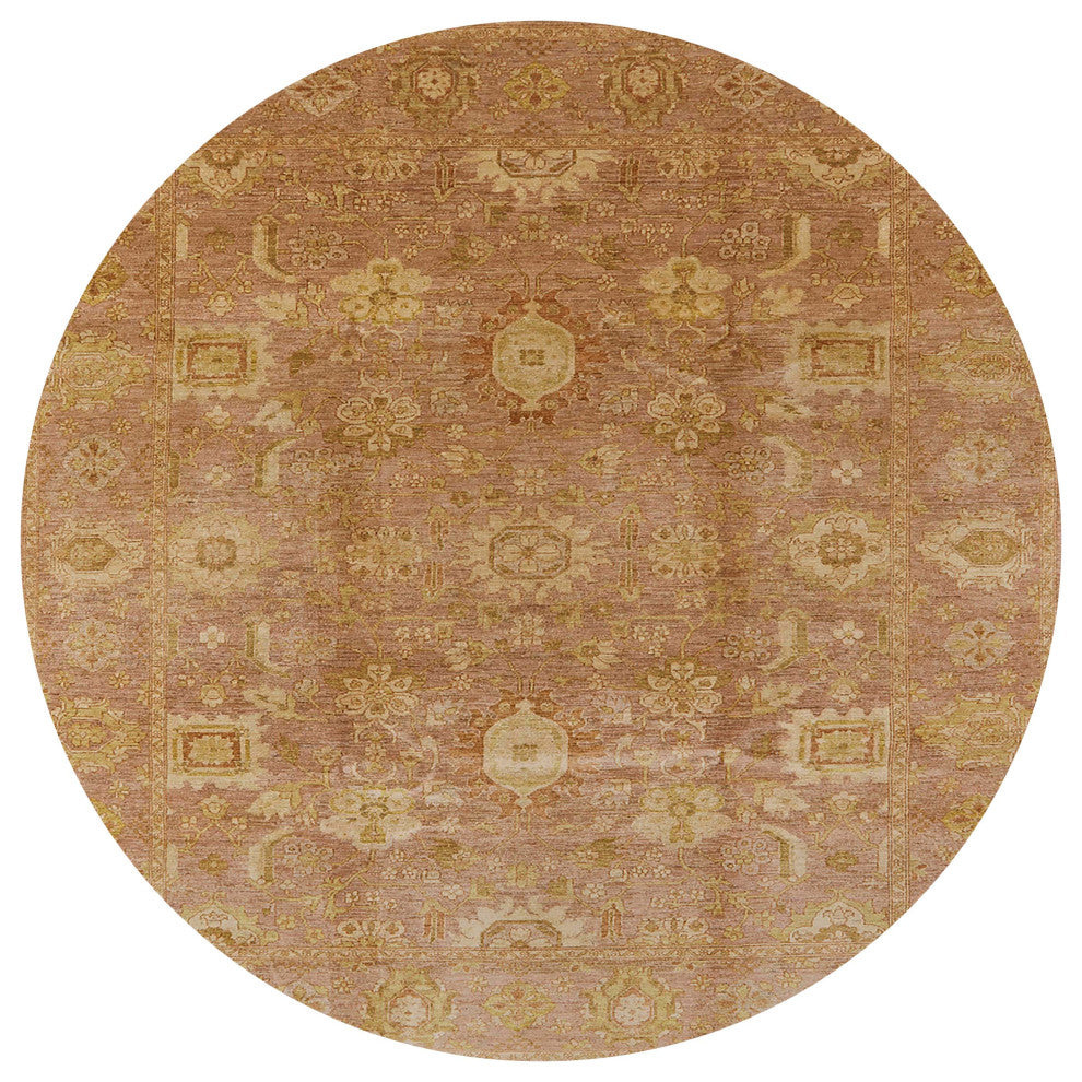 Ahgly Company Indoor Round Mid-Century Modern Area Rugs, 6' Round