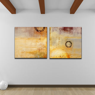 Oversized Abstract 2-Piece Canvas Wall Art