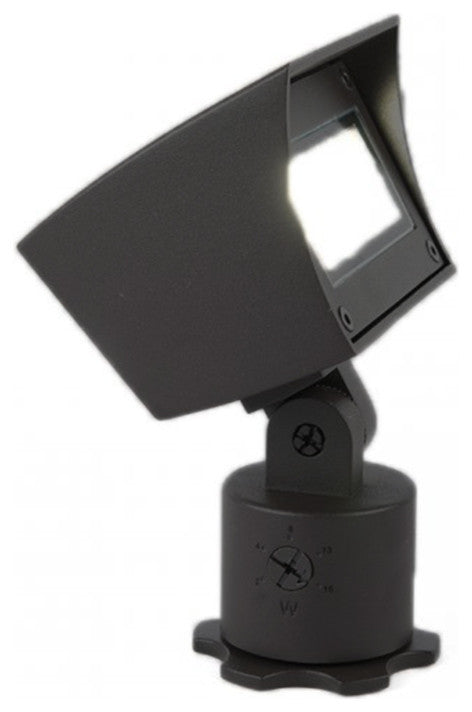 Flood-Light LED 120V Adjustable Output 3000K, Black