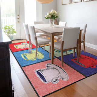 Addison Premium Washable Mayfield AMF165 Multi 9' x 12' Rug