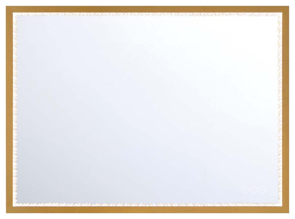 Cerissa 30" Rectangular Mirror, Gold