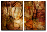 Ready2Hangart 'Etabx Iii' 2-Piece Oversized Abstract Canvas Wall Art, 2 Panels
