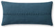 Chris Loves Julia x Loloi Harvey Blue 12'' x 27'' Cover With Down Pillow