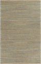 5" x 8" Tan and Blue Undertone Striated Area Rug