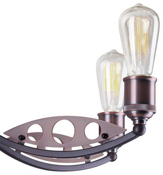 6 Light Chandelier, Antique Bronze