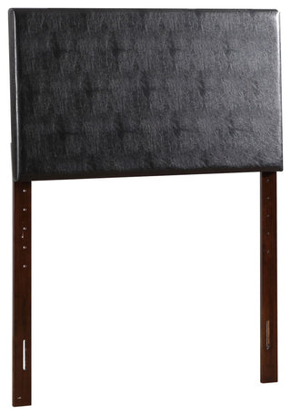 Novo Faux Leather Headboard, Black, Twin