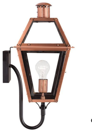 Quoizel RO8410AC One Light Outdoor Wall Lantern Rue De Royal Aged Copper