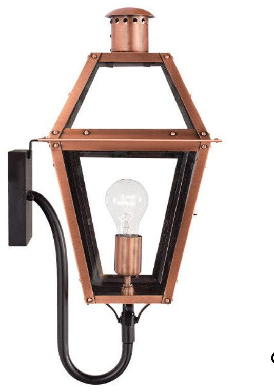 Quoizel RO8410AC One Light Outdoor Wall Lantern Rue De Royal Aged Copper