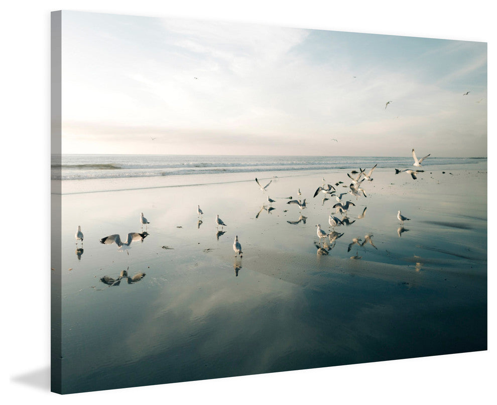 "Flock" Painting Print on Wrapped Canvas