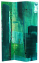 6'' Tall Double Sided Undersea Canvas Room Divider