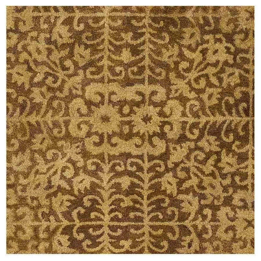Safavieh Antiquities at411a Rug, Gold/Beige, 6'0"x6'0" Square