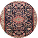 Ahgly Company Indoor Round Traditional Area Rugs, 4' Round