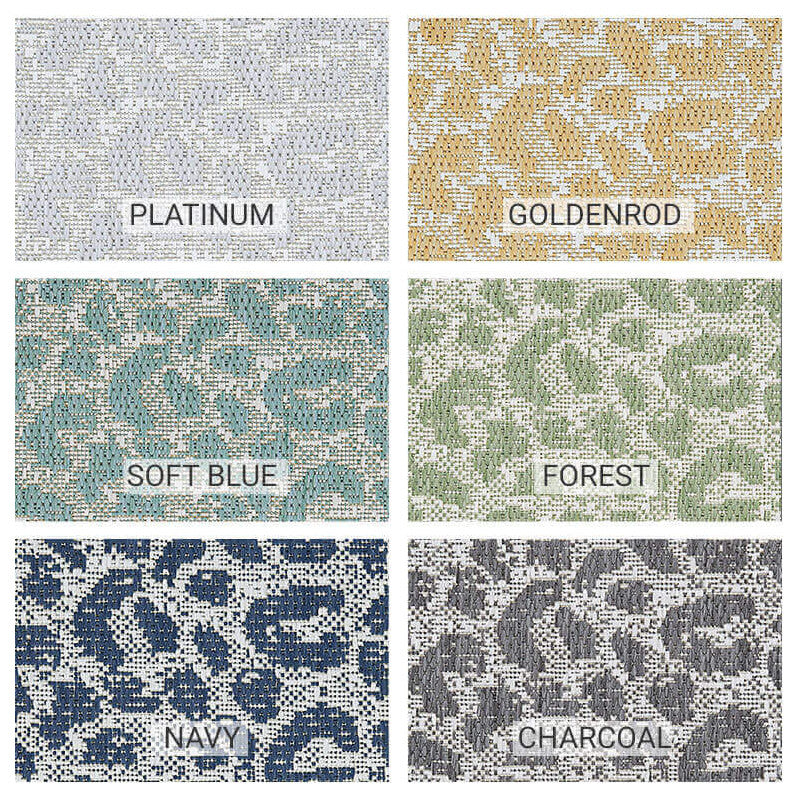 Vumbura Plains Area Rug, Indoor, Outdoor, Accent Carpet, Charcoal, 3'x9'