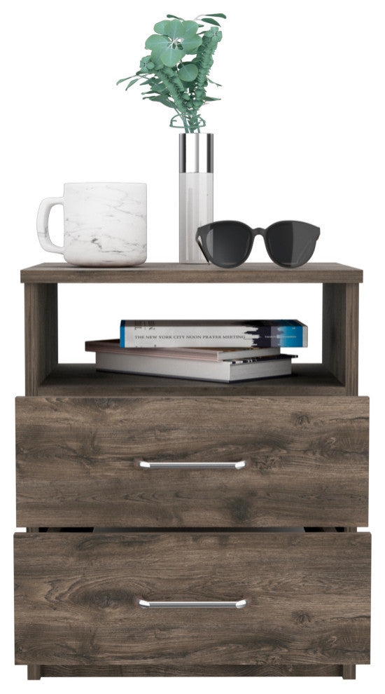 Oklahoma Night Stand, Dark Brown