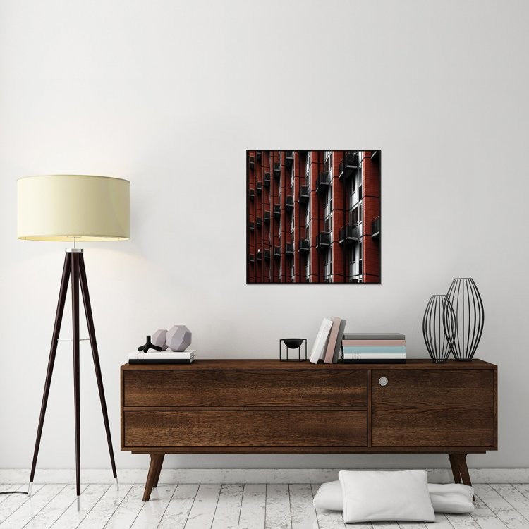 "The White Chair" Framed Canvas Giclee by Gilbert Claes, 31x31"