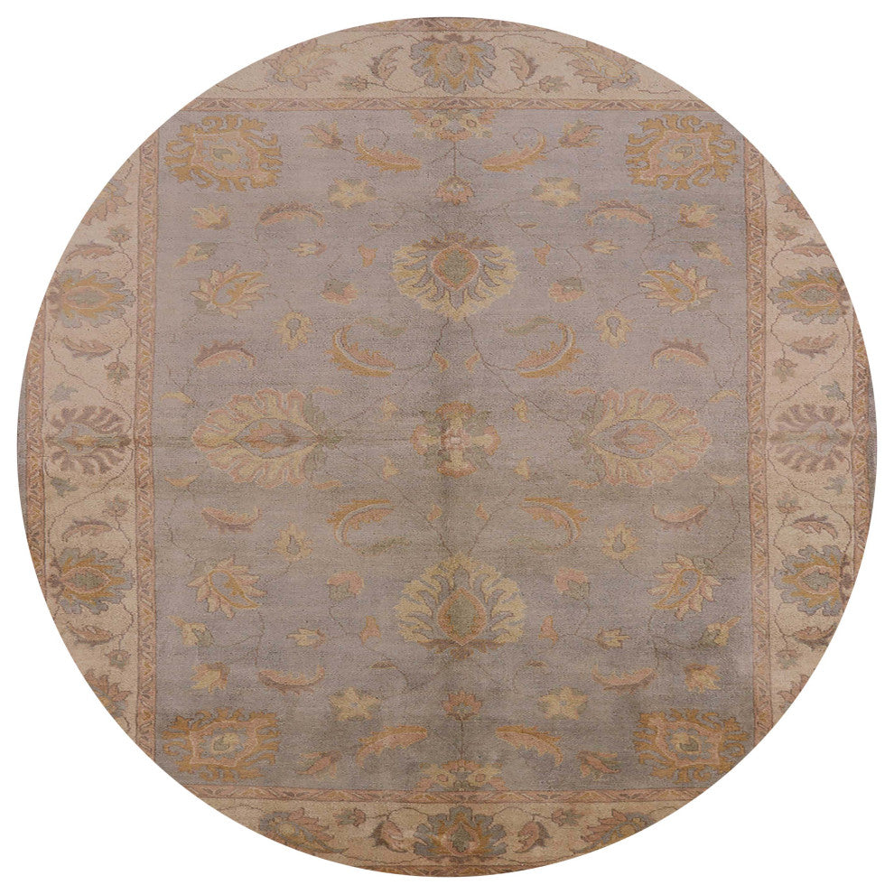 Ahgly Company Indoor Round Mid-Century Modern Area Rugs, 4' Round