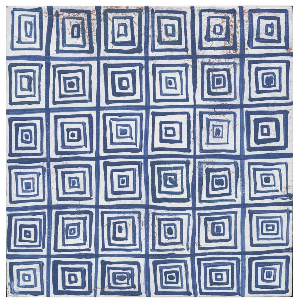 "Maki Tile XIV" Digital Paper Print by Kathrine Lovell, 42"x42"