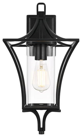 Home Living 9.5" Outdoor Wall Sconce, Black