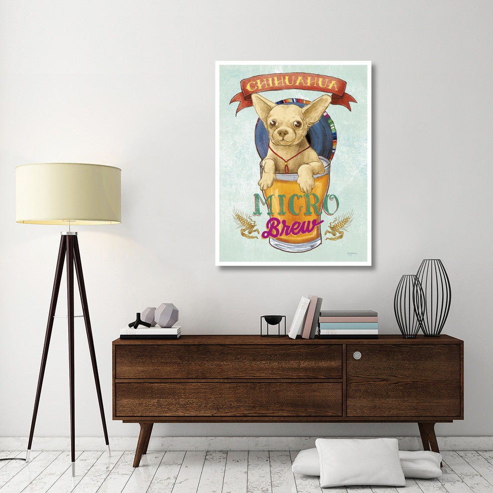 "Beer Dogs I" Digital Paper Print by Mary Urban, 38"x50"