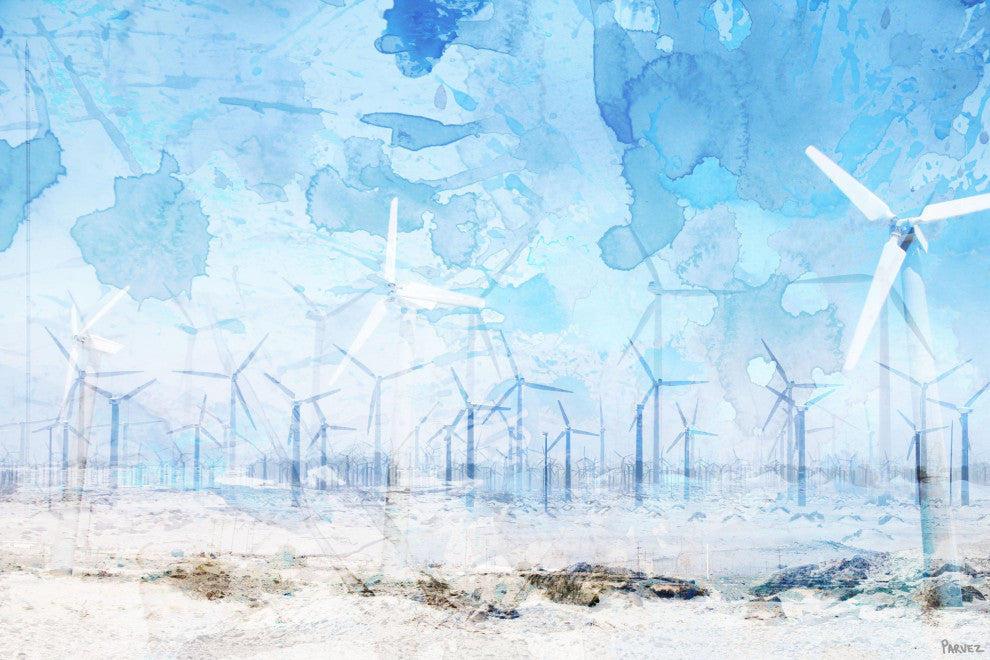 "San Andreas" Print on Canvas, 60"x40"