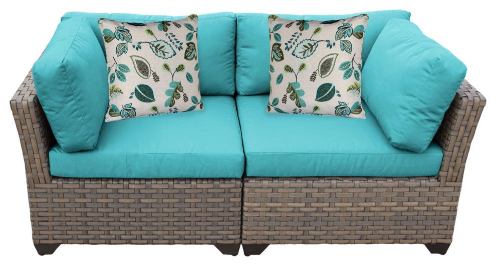 Monterey 2 Piece Outdoor Wicker Patio Furniture Set 02a