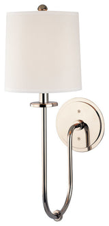 Jericho 1-Light Wall Sconce, Polished Nickel