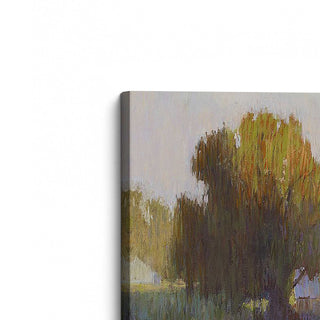 "Dawn's Rustic Charm" - A Canvas Print Celebrating Countryside Serenity