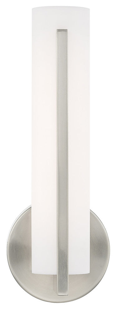 Livex Lighting Brushed Nickel LED Light ADA Wall Sconce