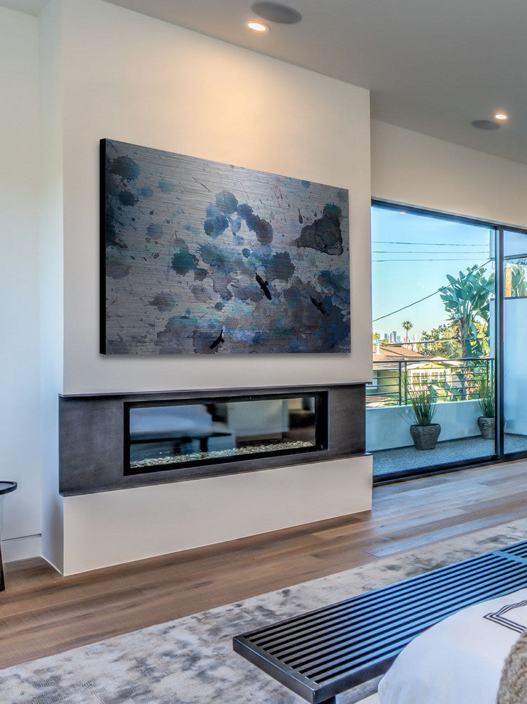 "Indian Wells" Print on Brushed Aluminum, 60"x40"