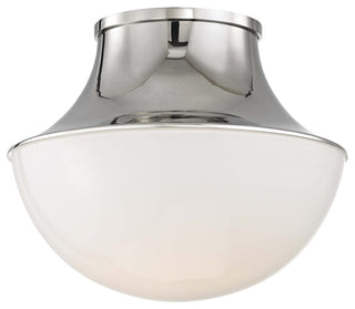 Lettie Small LED Flush Mount, Polished Nickel