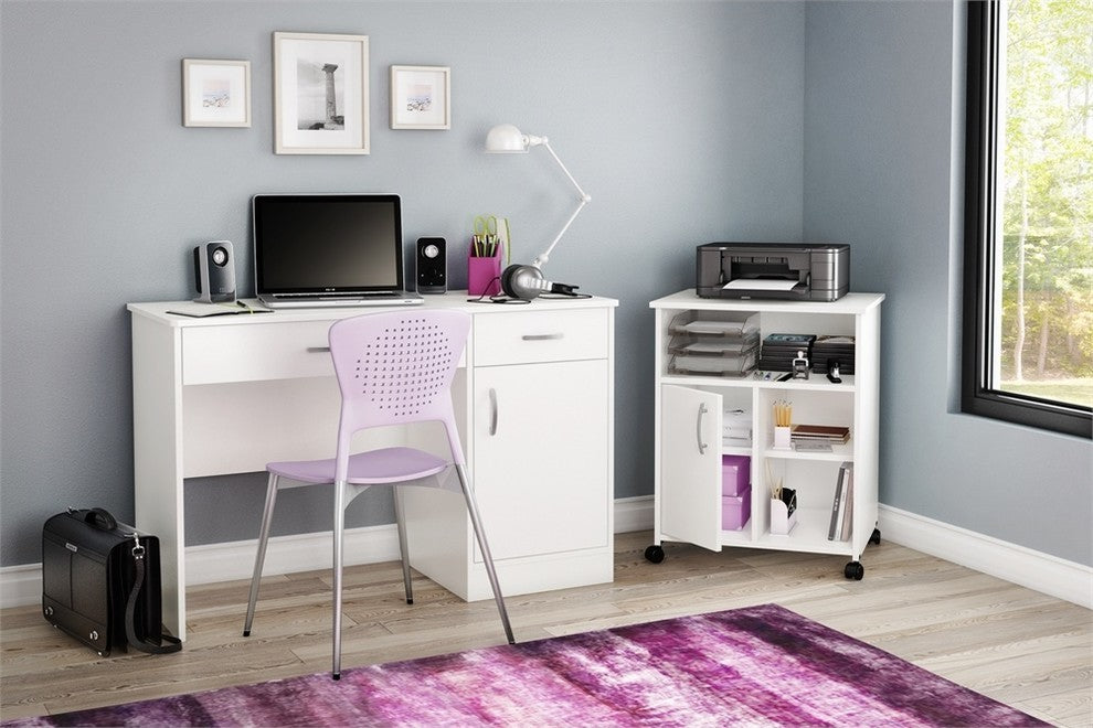 South Shore Axess Printer Stand, Pure White