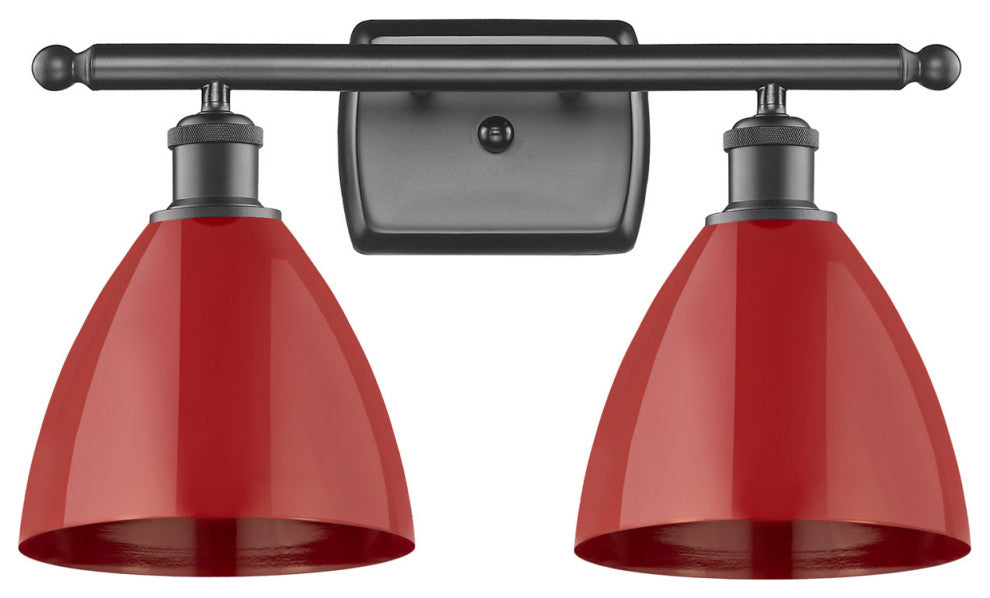 Innovations 516-2W-OB-MBD-75-RD-LED 2 Light Bath Vanity Light, Oil Rubbed Bronze