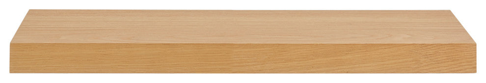 Barney Floating Shelf/Shelving, American Oak Veneer