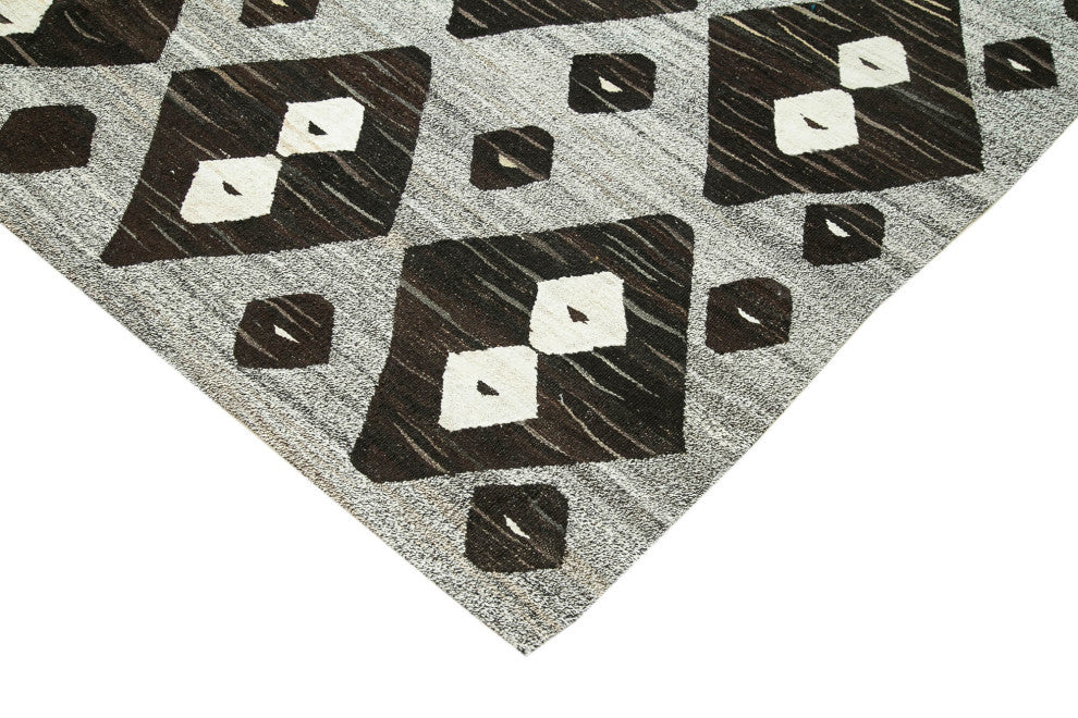 Rug N Carpet - Hand-knotted Turkish 8' 0'' x 10' 4'' Unique Wool Kilim Rug