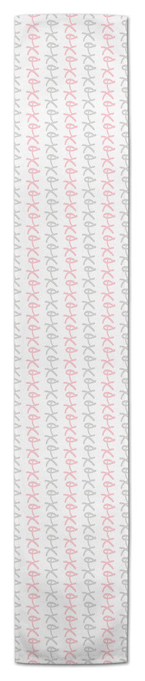 XOXO Pattern 16x90 Cotton Table Runner