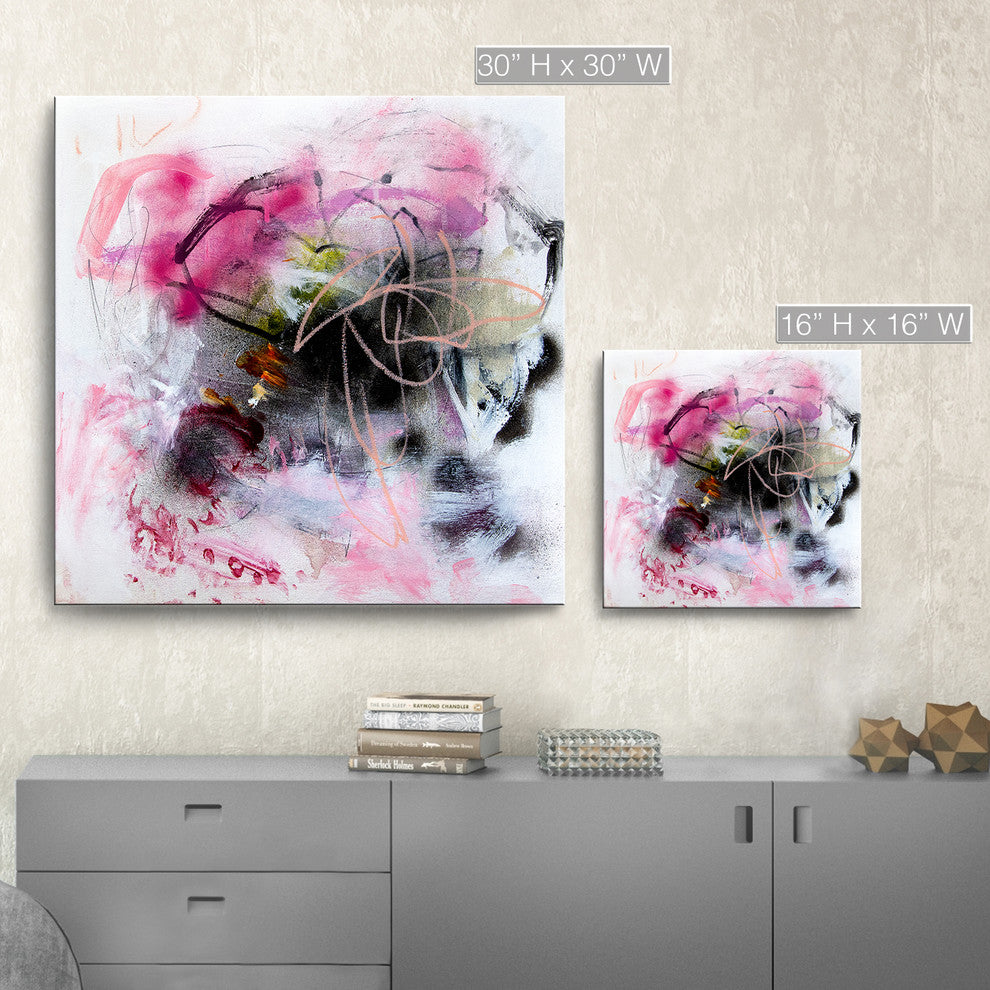 Ready2HangArt 'Bubble Gum Brigade' Abstract Canvas Wall Art