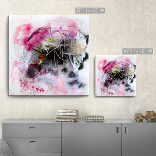 Ready2HangArt 'Bubble Gum Brigade' Abstract Canvas Wall Art