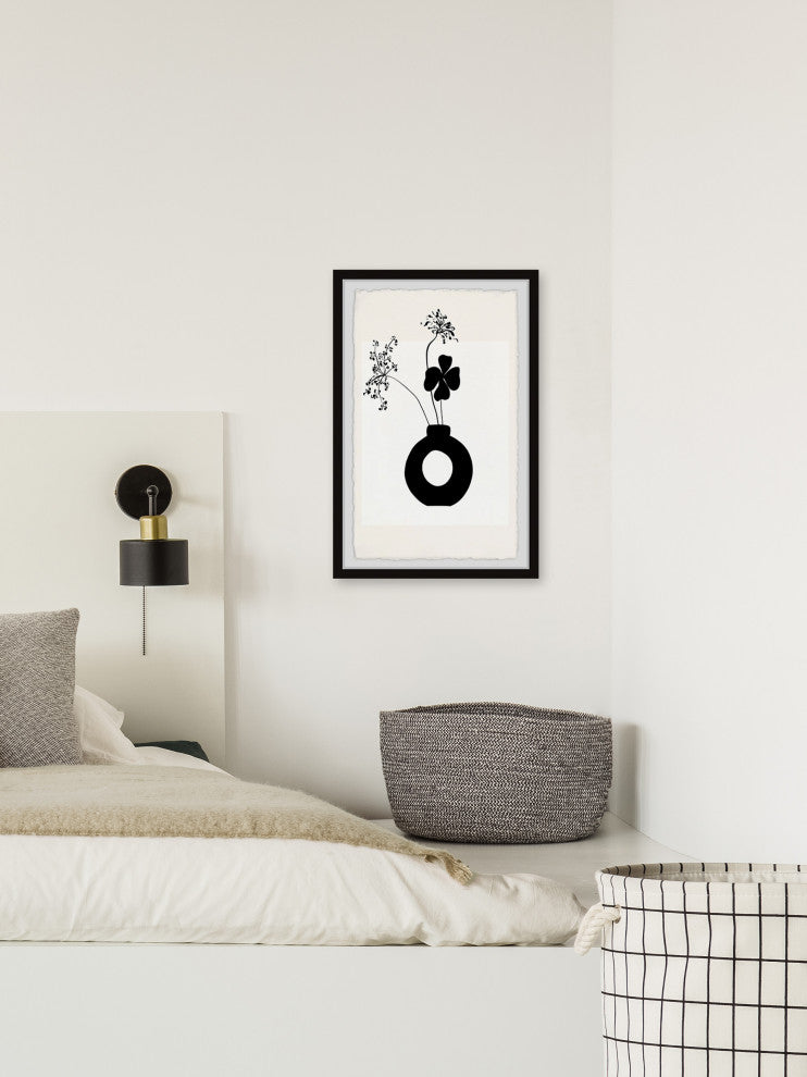 "Donut Vase" Framed Painting Print, 20x30