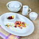 Cozina White Sugar Bowl with Lid