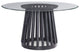 Mateo Dining Table - Glass Top - Ceruse Black