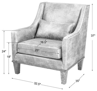 Uttermost Clay Armchair