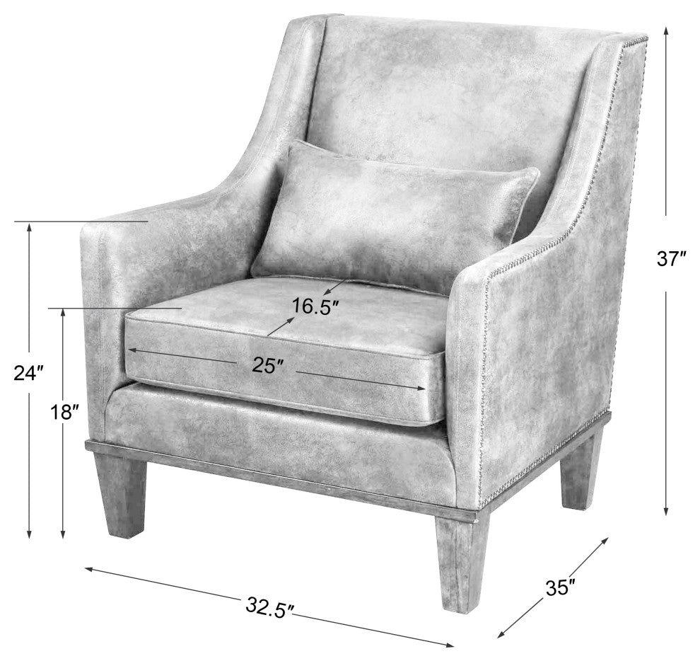 Uttermost Clay Armchair