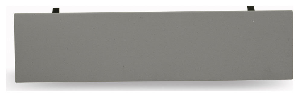 East West Furniture X-Style 15x60" Wood Dining Bench in Black/Gray