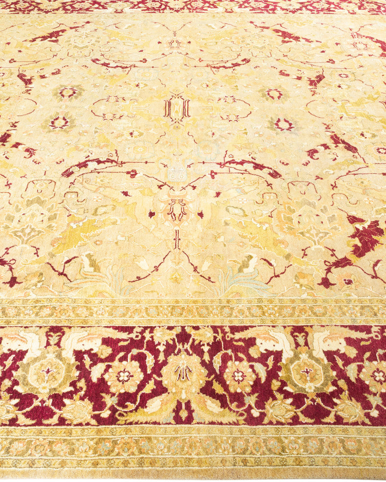 MOGUL, Hand Knotted Area Rug 11' 10" X 9' 2"