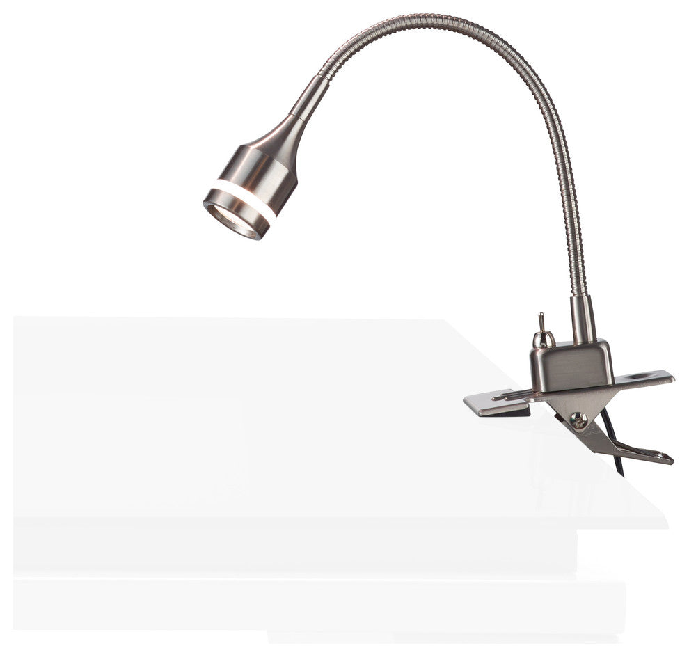 Prospect LED Clip Lamp, Steel