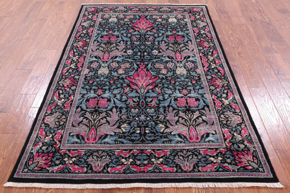 4' 8" X 7' 1" William Morris Handmade Area Rug Q5943